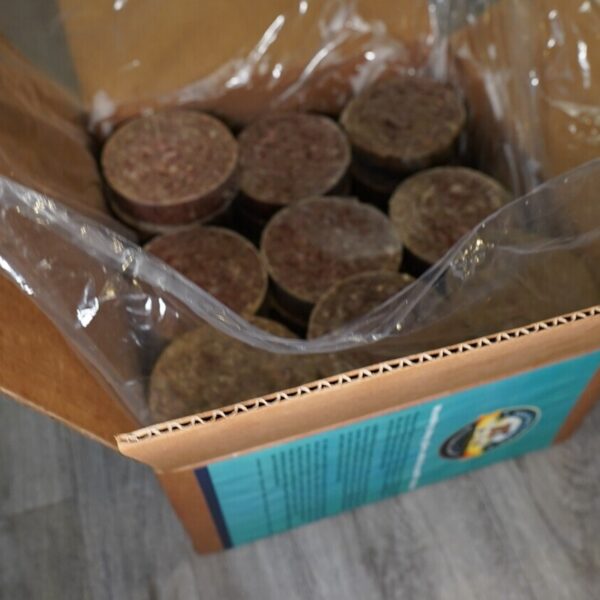 Monthly Frozen BEEF Pucks (20 lbs)