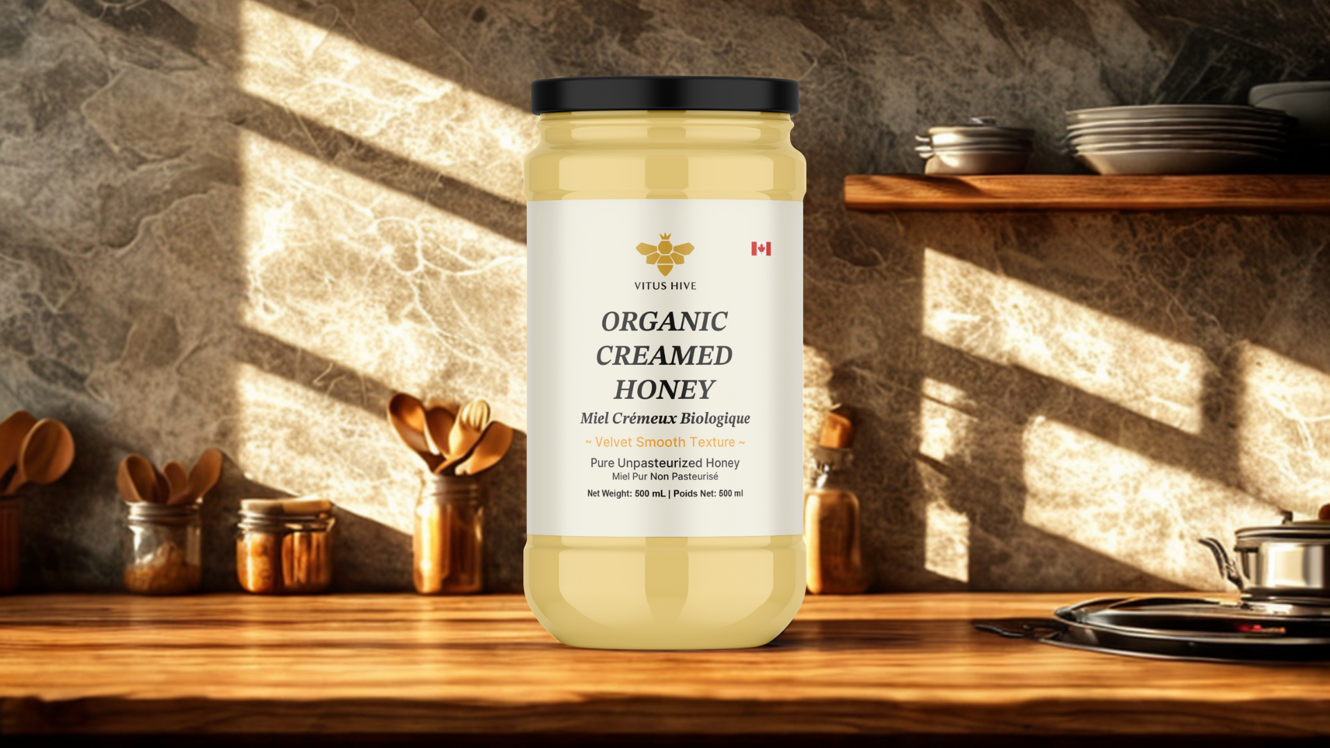 Organic Creamed Honey (500g)