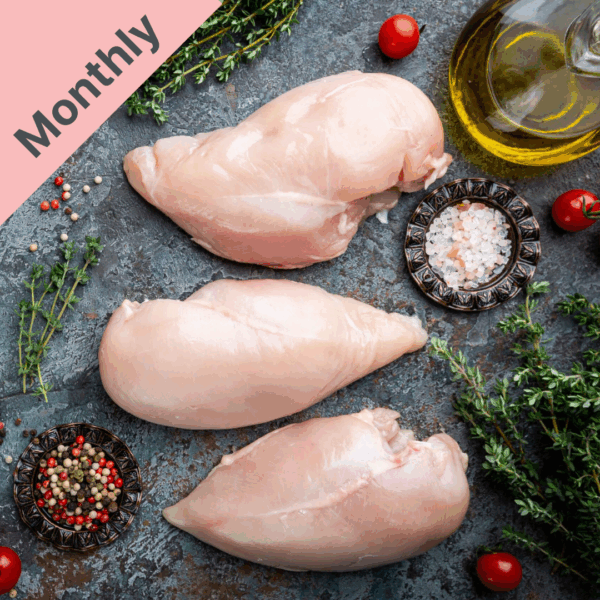 Chicken Breasts 2/Bag (Approx 2lb/Bag)