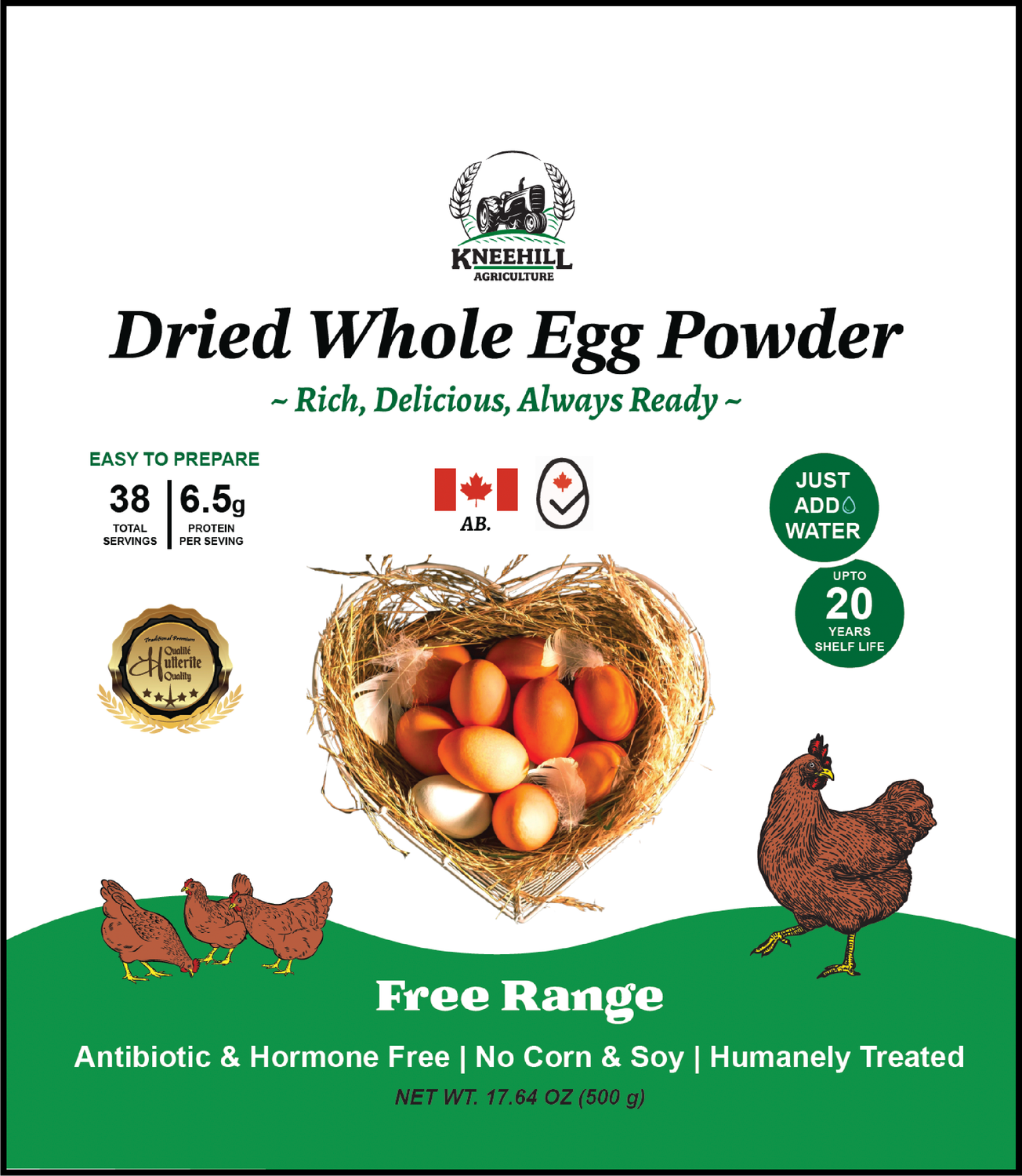 Freeze Dried Eggs Powder (500g) - Image 2