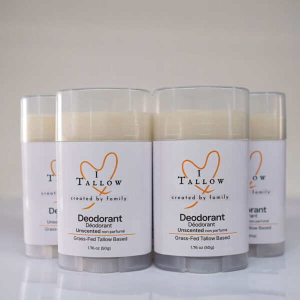 Natural Tallow Deodorant (Unscented)