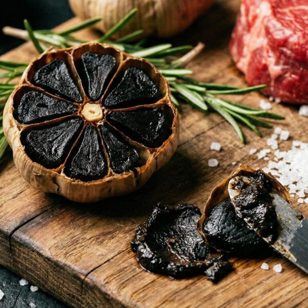 Black Fermented Garlic (approx 250 g) - Hutterite Quality