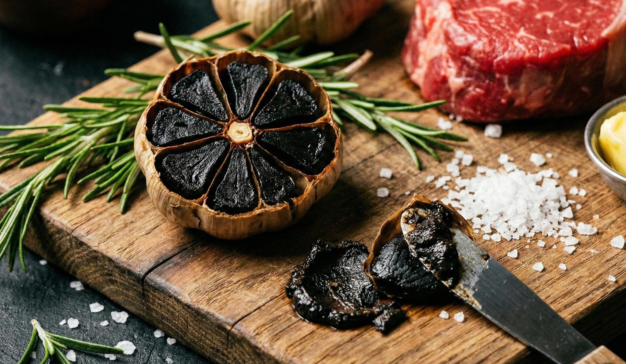 Black Fermented Garlic (approx 250 g) - Hutterite Quality