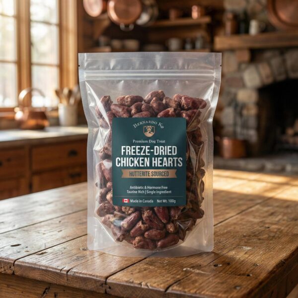 Freeze-Dried Chicken Hearts | Taurine-Rich Superfood