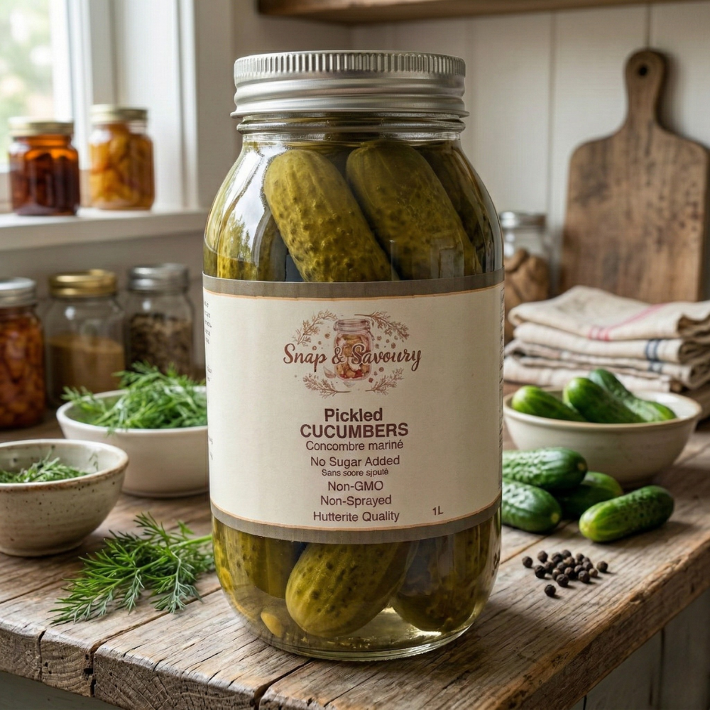 Homestead Garlic Dill Pickles (Cucumber)
