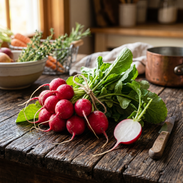 Fresh Organic Radishes (1 lb Bunch)