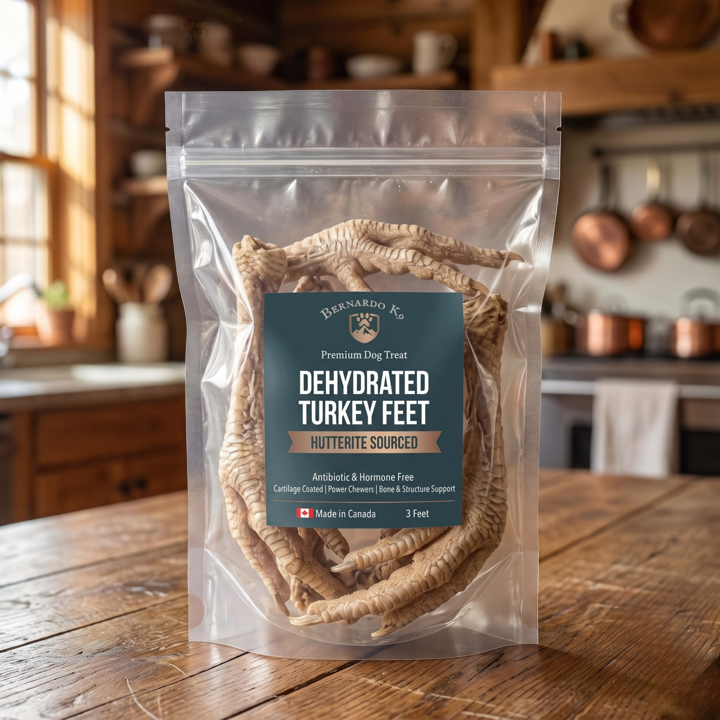 Dehydrate Turkey Feet (3 / Bag)